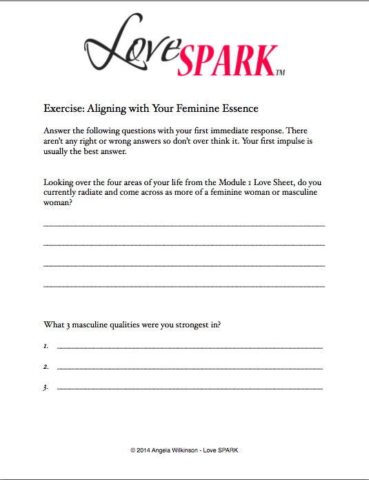 Love Sheet - Aligning Your Essence