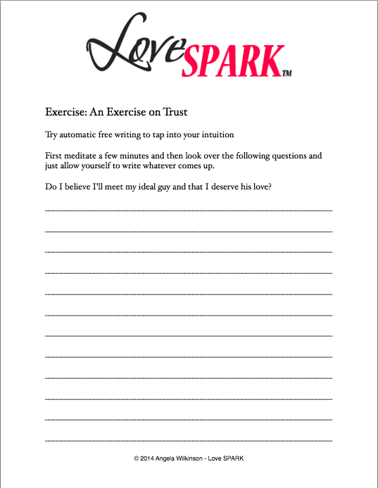 Love Sheet - Exercise in Trust