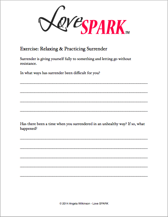 Love Sheet - Surrender to Love